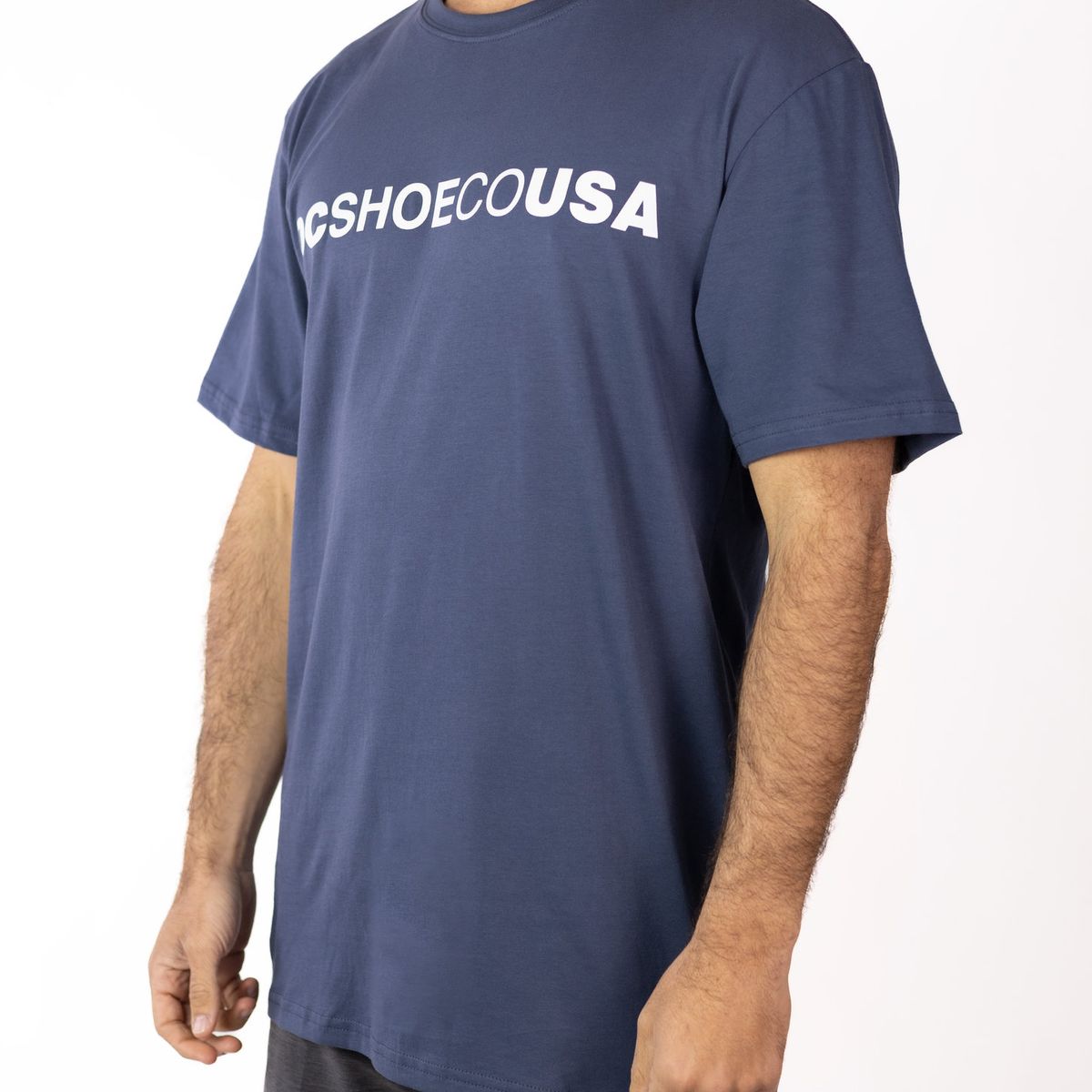 DC SHOES - Polera Hombre Logo  Azul DC