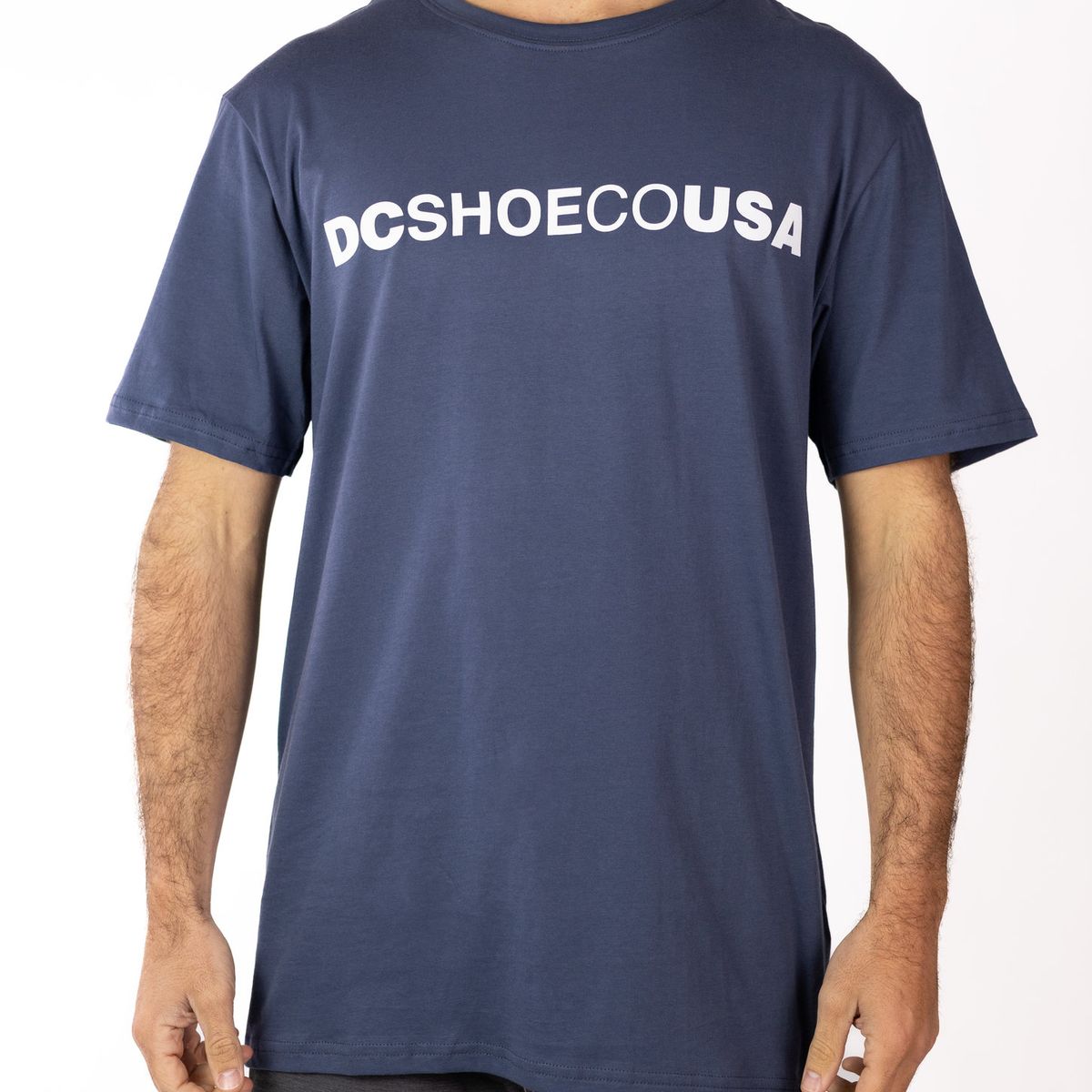 DC SHOES - Polera Hombre Logo  Azul DC