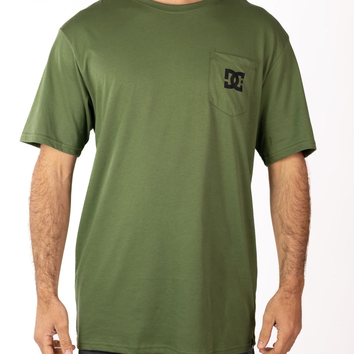 DC SHOES - Polera Hombre Star Verde DC