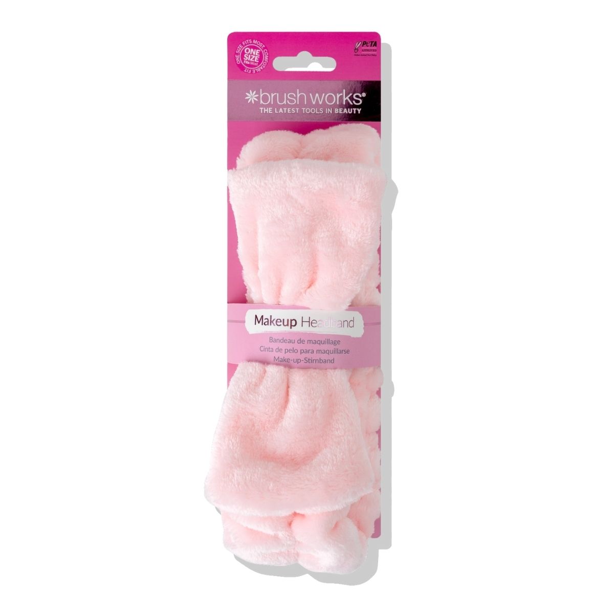 BRUSHWORKS - Cintillo Para Maquillaje y Skincare Brushworks