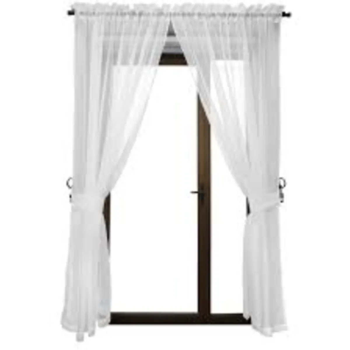 OKAY - Cortinas De Visillo Encaje Con Diseno Hoja 140220cm 2paños