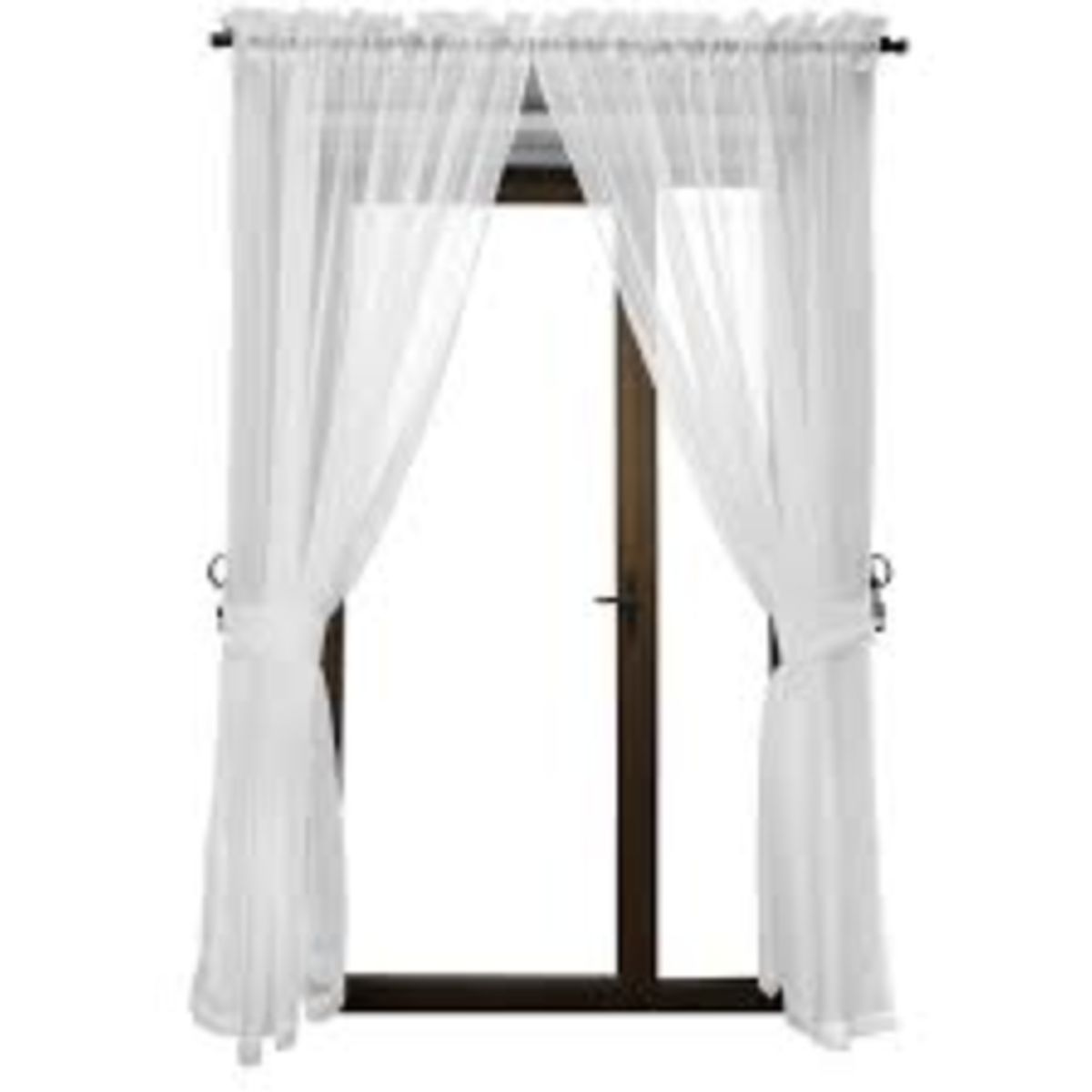 OKAY - Cortinas De Visillo Encaje Con Diseno Hoja 140220cm 2paños