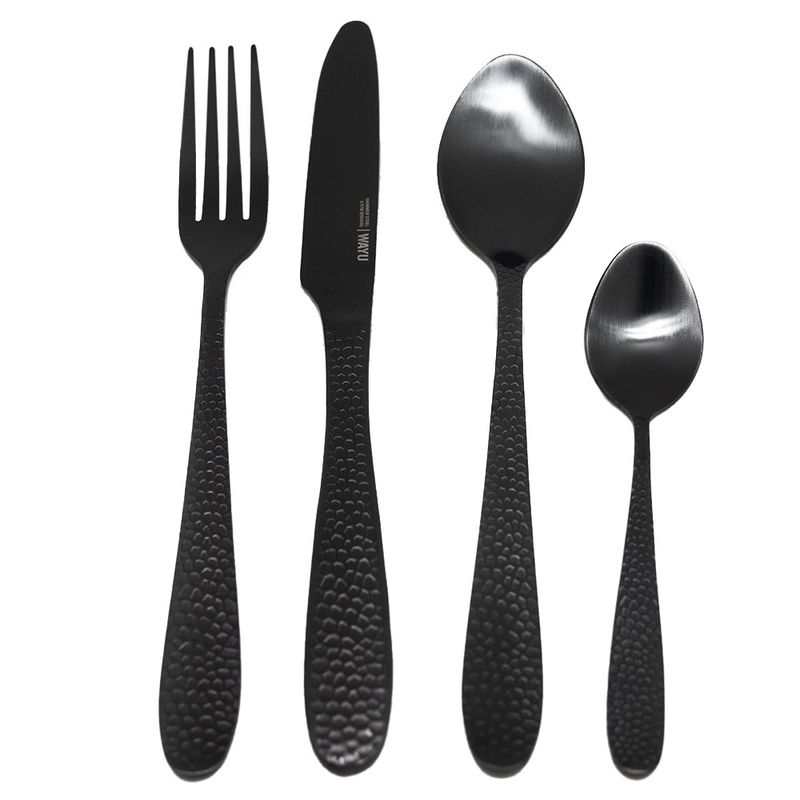 WAYU - Set Cubiertos Hammer 16 Pcs Wayu-Gris
