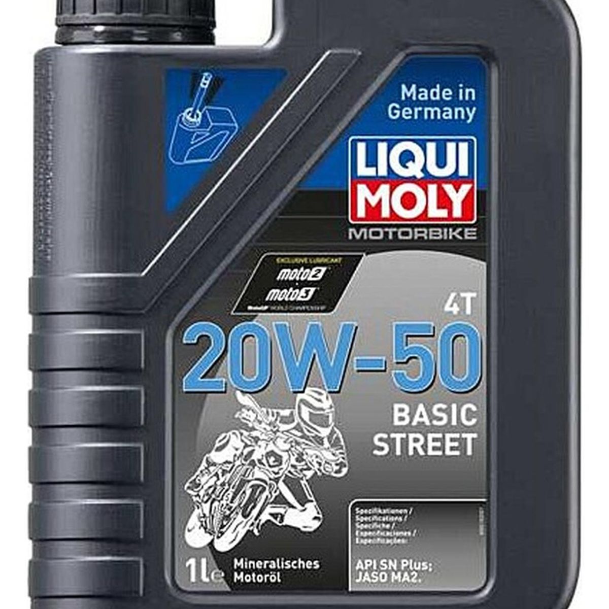LIQUI MOLY - Aceite para Moto y Cuatriciclos Liqui Moly 20w - 50 Mineral 4T 1L