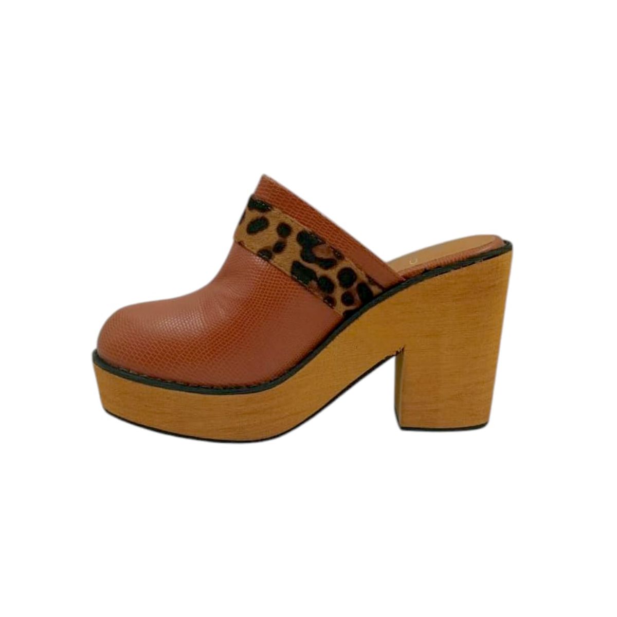 HERIEL - Zapato Camel Plataforma Mujer