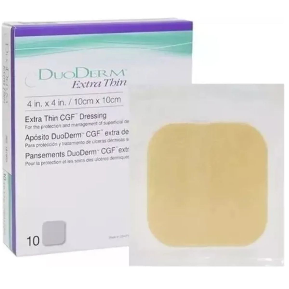 GENERICO - Pack X 3 Apósitos Duoderm Extra Thin 10x10 Cm 187955 -biomed