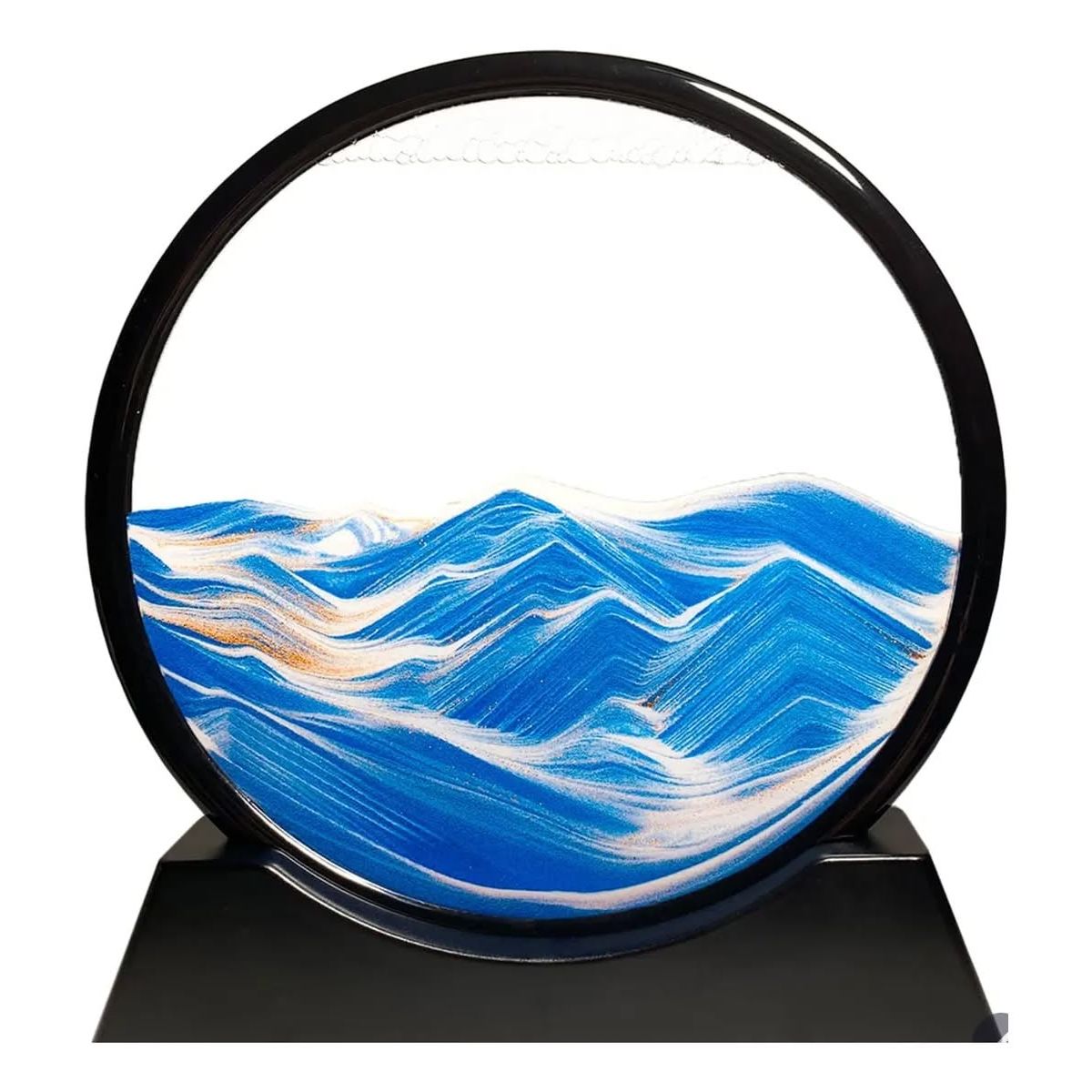 GENERICO - Reloj 3D arena 17cm sensorial movimiento líquido