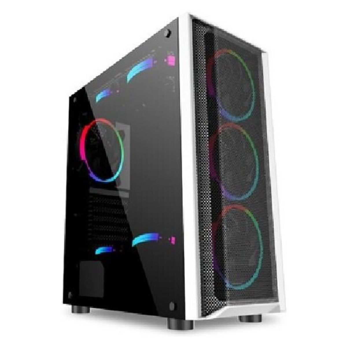GENERICO - GABINETE GAMER 8 RGB FAN E-ATX/ATX/M-ATX SATE K382