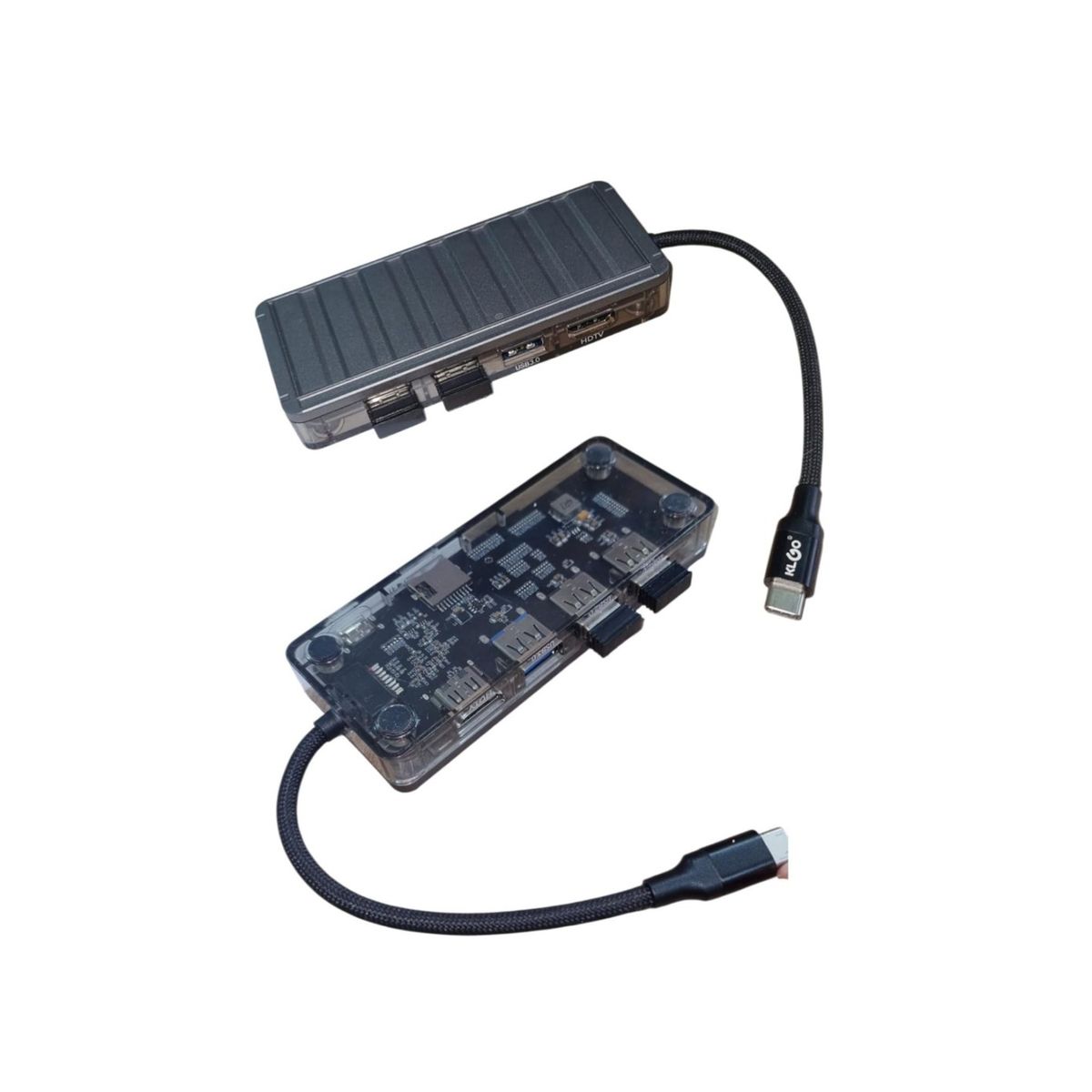 GENERICO - Adaptador Hub Type C 7 En 1 Usb 3.0 Hdmi 4k Multipuerto Usb