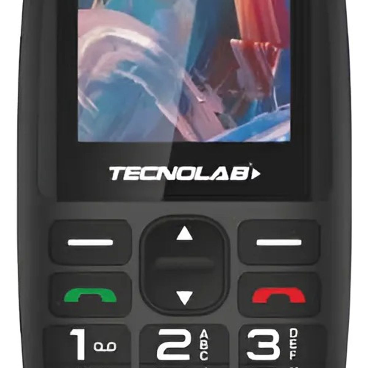 TECNOLAB - Teléfono Senior Tecnolab 4g Adulto Mayor Negro Fácil De Usar