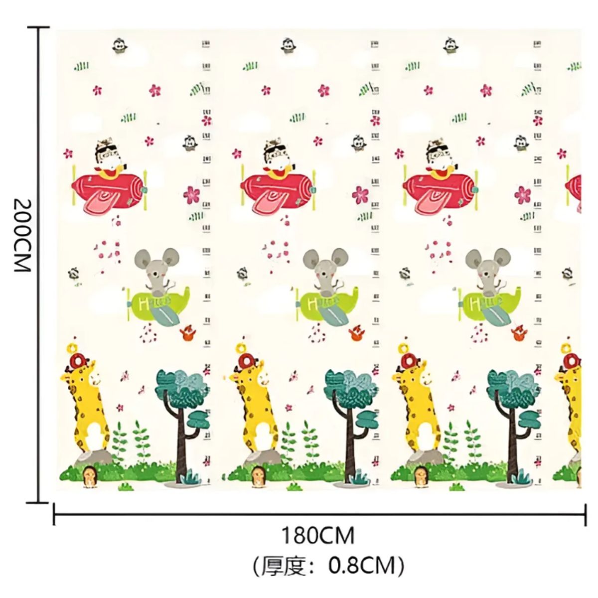 GENERICO - Alfombra Goma Para Bebés