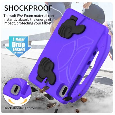 Imagen 2 del producto Carcasa Niño Antigolpe Para Tablet Samsung S9 fe 10.9 + Mica Azul