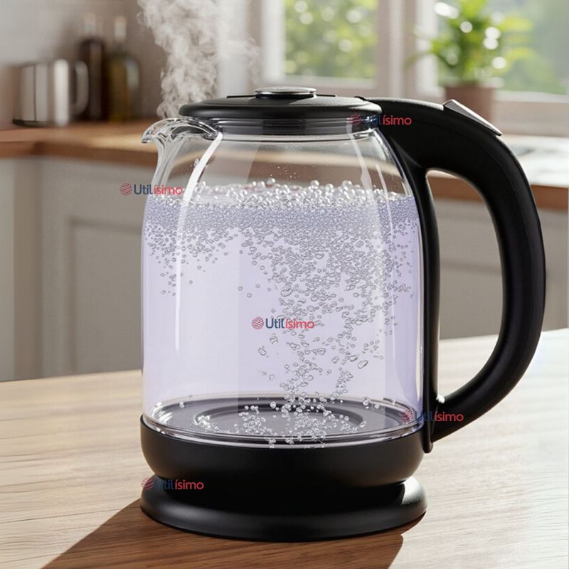 LINE - Hervidor Eléctrico Inteligente Vidrio 1,5 Litros 1500W Tetera