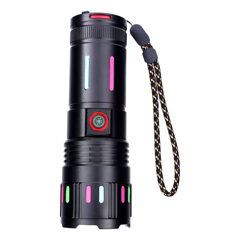 GENERICO - Linterna Led Gran Potencia Recargable Tactica Con Zoom 800lm