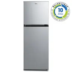 MIDEA - Refrigerador Top Mount No Frost 338 Litros Silver MDRT489MTE50IN