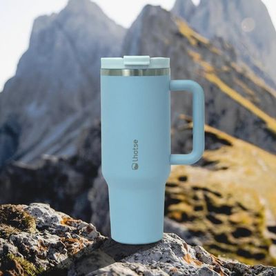 Imagen 2 del producto Vaso Térmico Tumbler 1180ml Acero Inoxidable con Tapa - Azul cielo