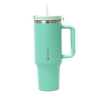 Vaso Térmico Tumbler 1180ml Acero Inoxidable con Tapa - Verde claro