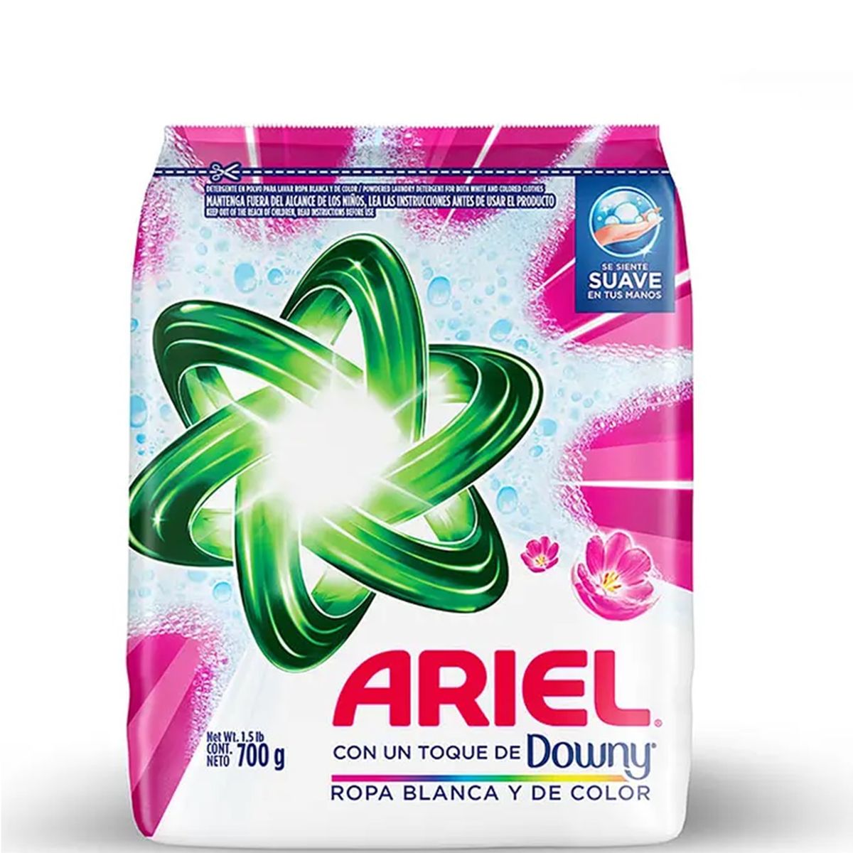 ARIEL - Detergente En Polvo Ariel Con Toque De Downy 700g
