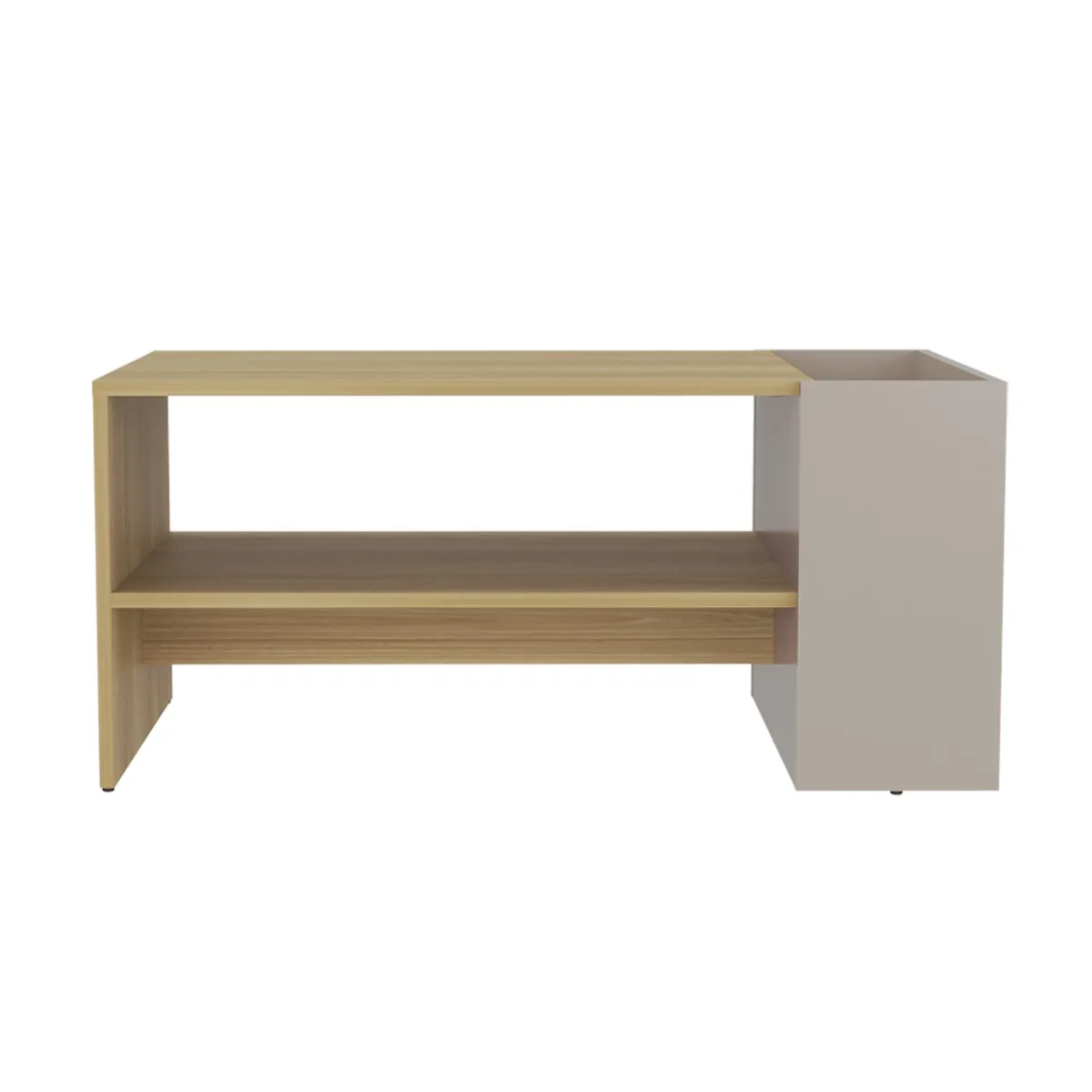 TUHOME - Mesa Centro Adel 42X91X45 Cm Capri Y Fresno