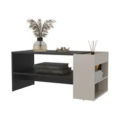 TUHOME - Mesa Centro Adel 42X91X45 Cm Capri Y Wengue
