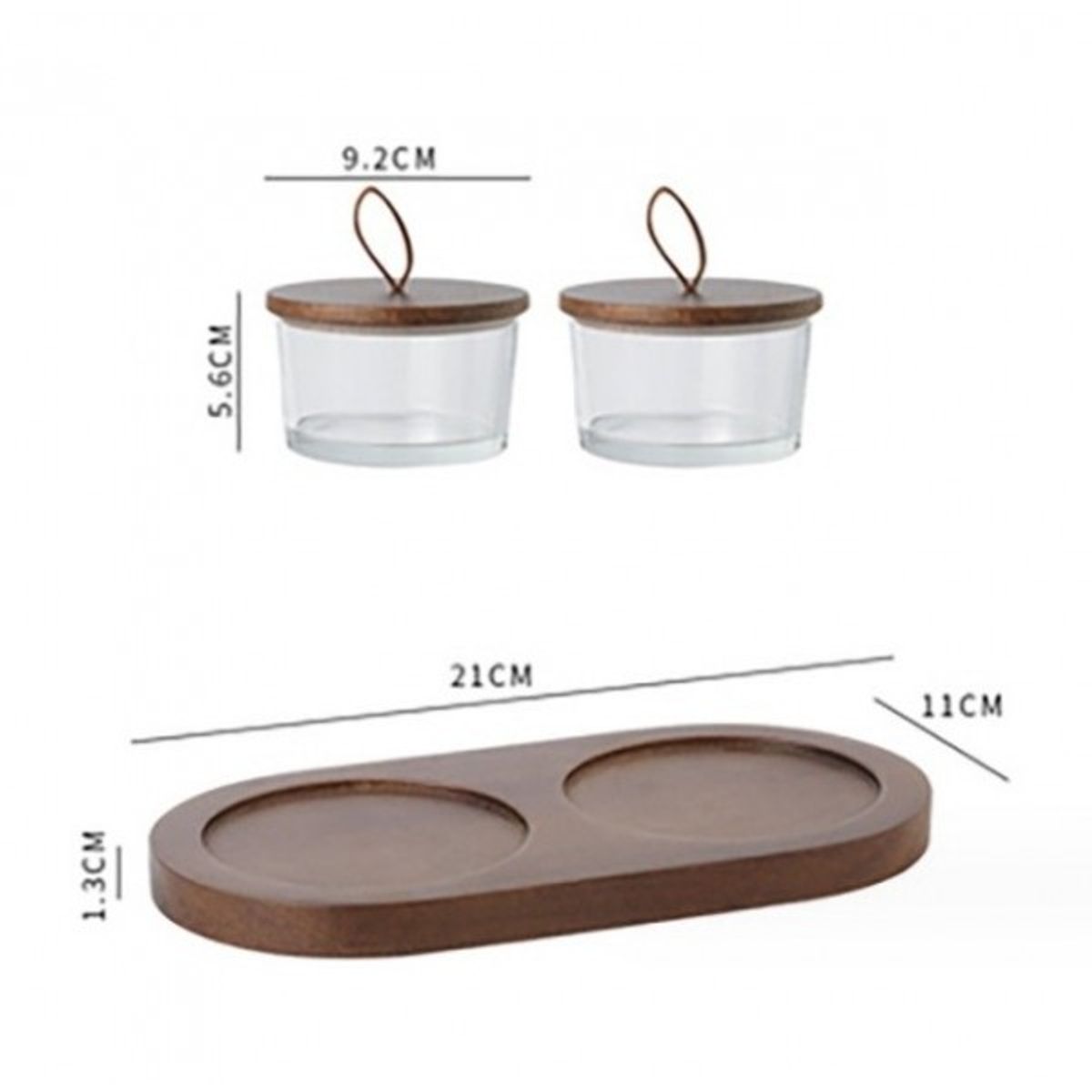 CAP DOR - Set Especieros Doble Tapa de Madera