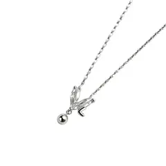 JB JOYAS BARON - Collar de Plata Esterlina 925 Circonitas Corazón