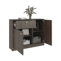TUHOME - Comoda Praga 1 Cajon 2 Puertas Milan 80X100X302 Cm