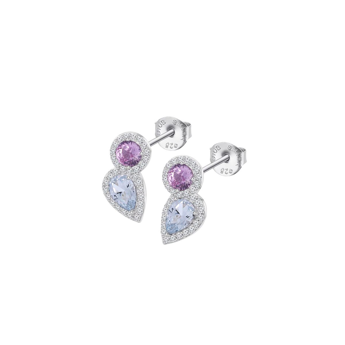 LOTUS SILVER - Aros LP3841-4/1 Lotus Silver Mujer Leros