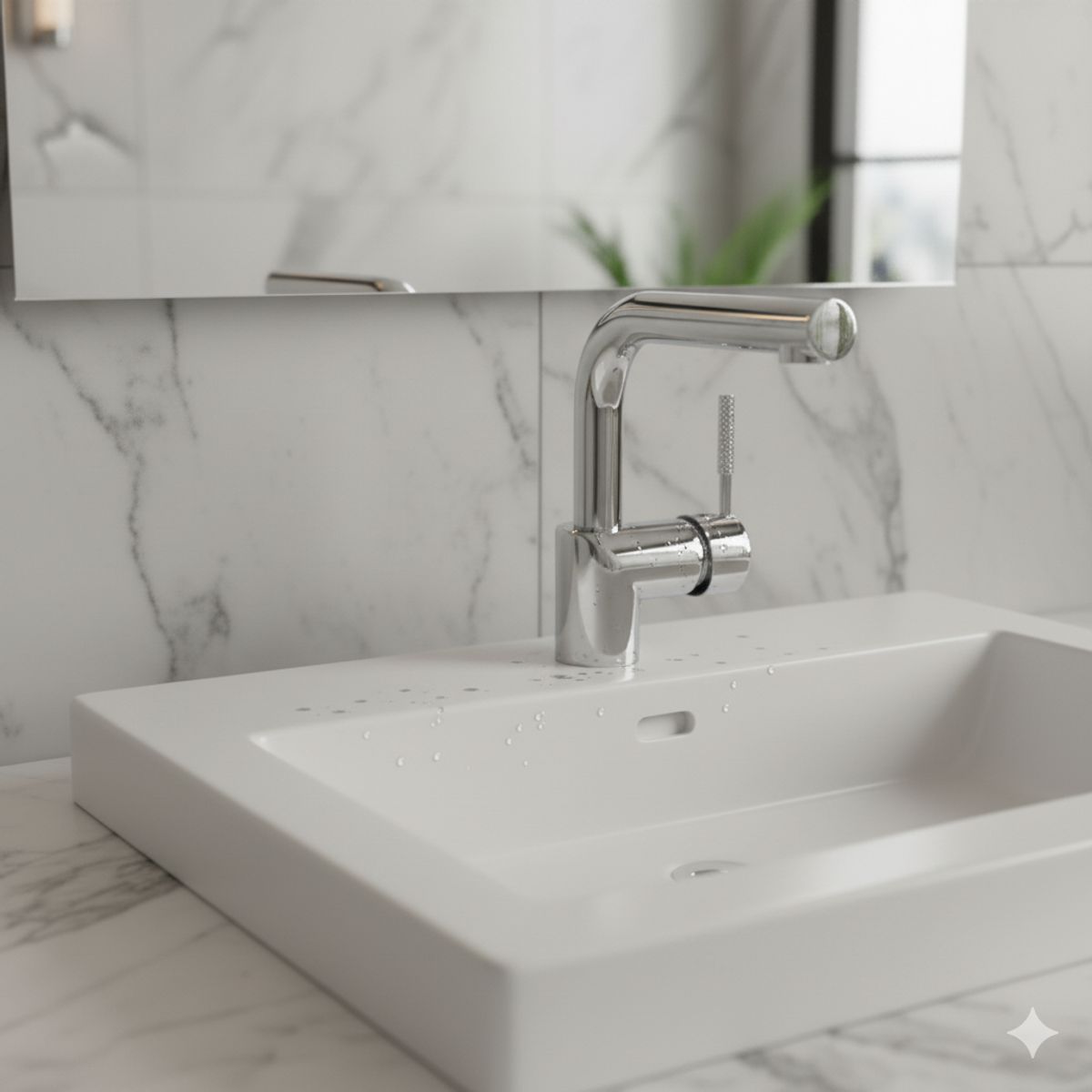 STRETTO - Monomando Llave Grifo Lavatorio Lavamanos Amalfi Stretto