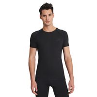 Polera de Compresión Manga Corta Negro - Negro