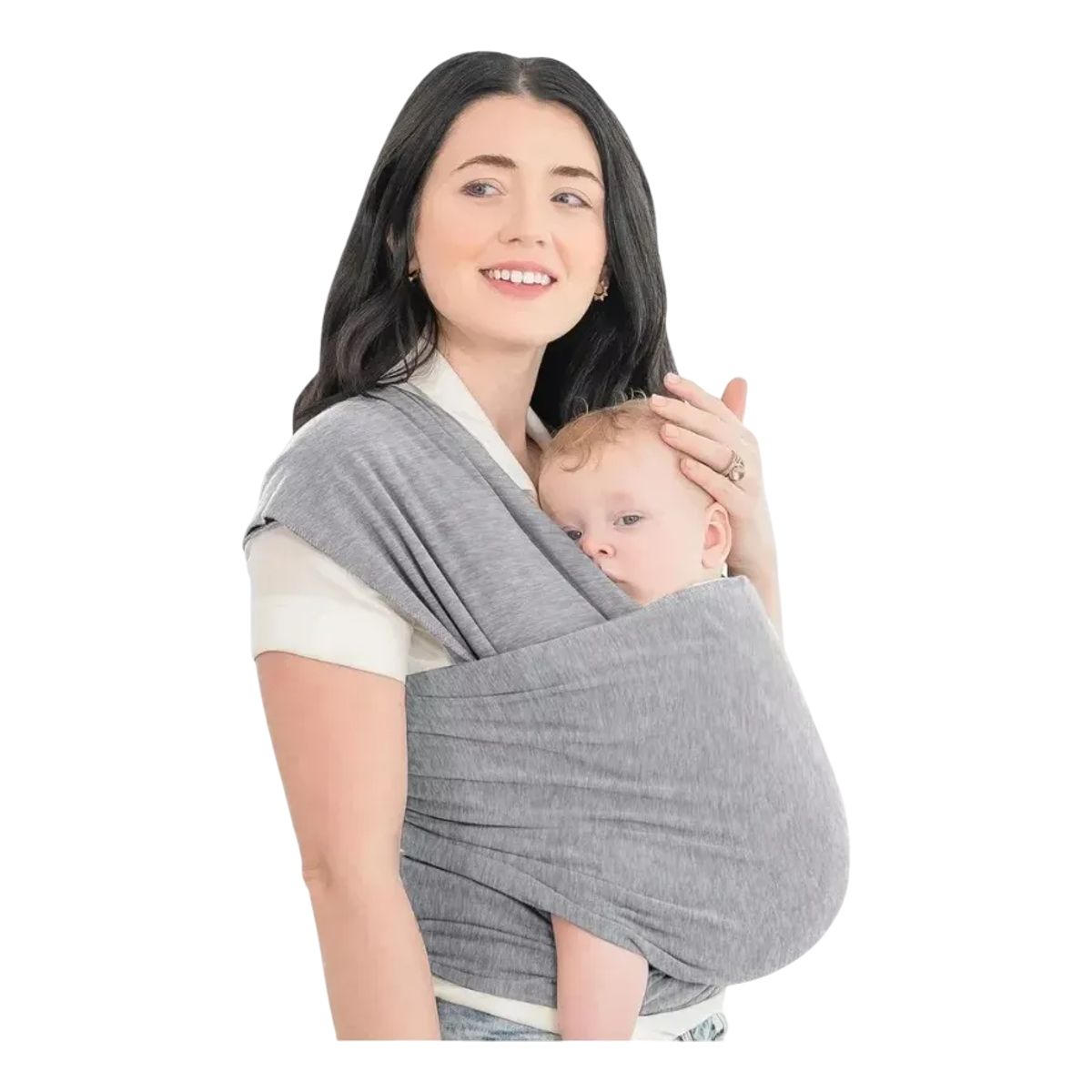 GENERICO - Fular Portabebé Semielasticado Gris