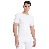 Polera de Compresión Manga Corta Blanco - Blanco - L