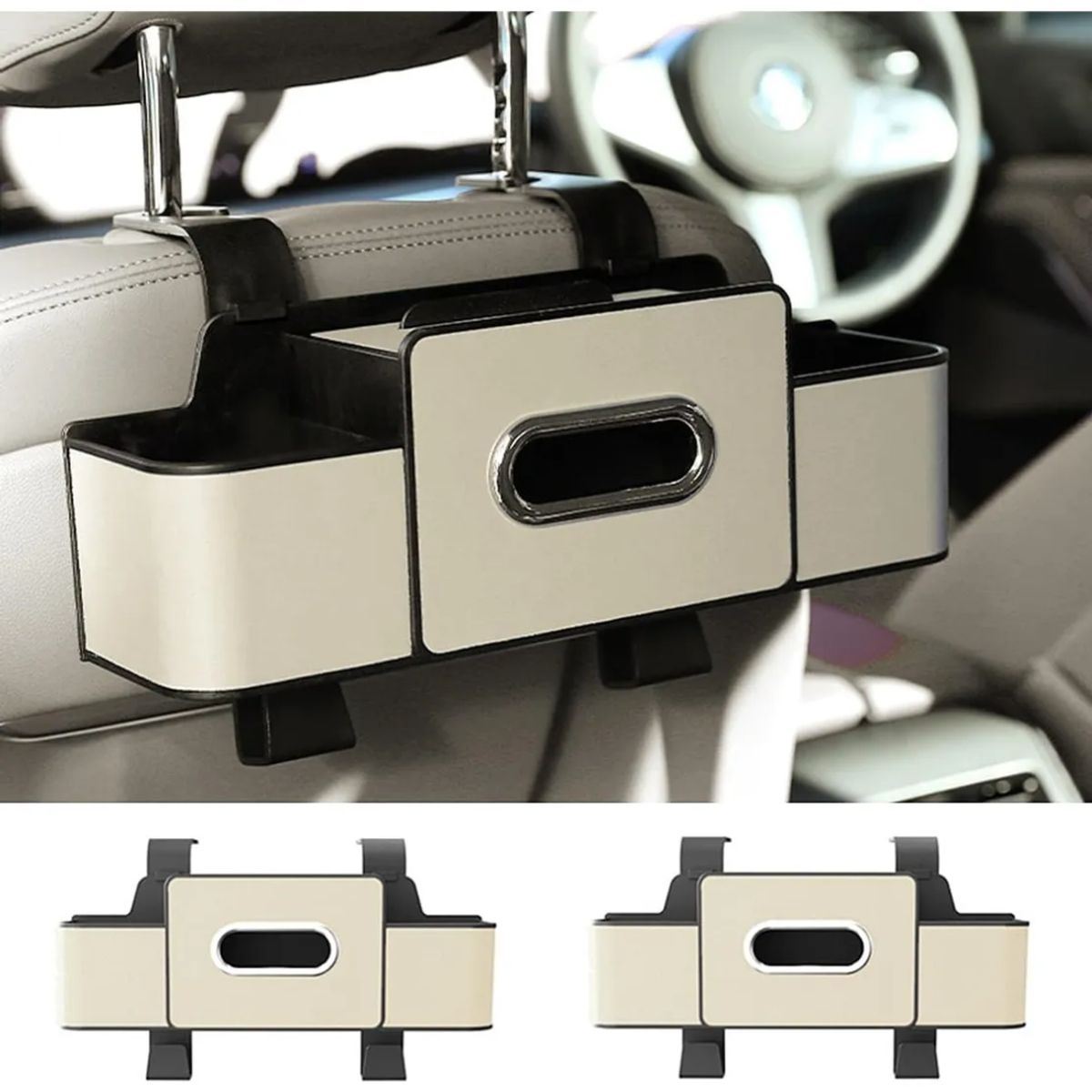 GENERICO - Organizador Respaldo De Asiento Auto Caja De Almacenamiento