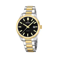 FESTINA - Reloj F20738/4 Negro Hombre Acero Clasico
