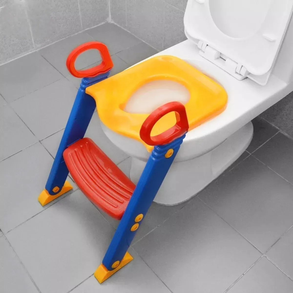 GENERICO - Asiento Adaptador De Inodoro Para Niños + Escalera Portátil