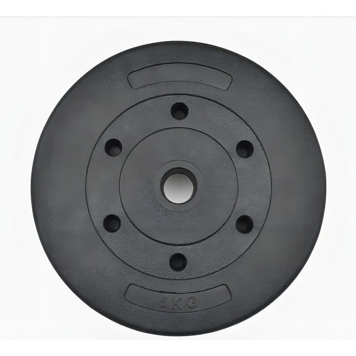 MUNDO MAGIA - Set 4 Discos 5kg Pvc Preolimpicos (20kg Total) Color Negro