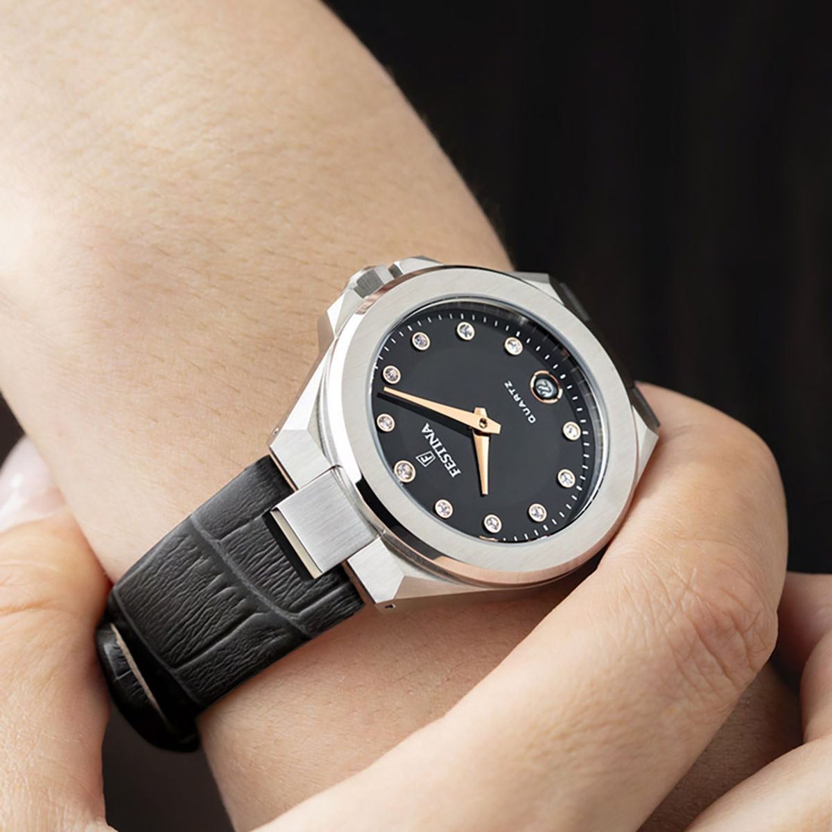 FESTINA - Reloj F20701/5 Festina Negro Mujer Mademoiselle