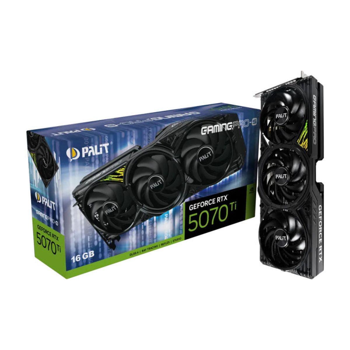 GENERICO - Palit RTX 5070Ti GAMINGPRO-S 16GB GDDR7 256bit 3-DP HDMI