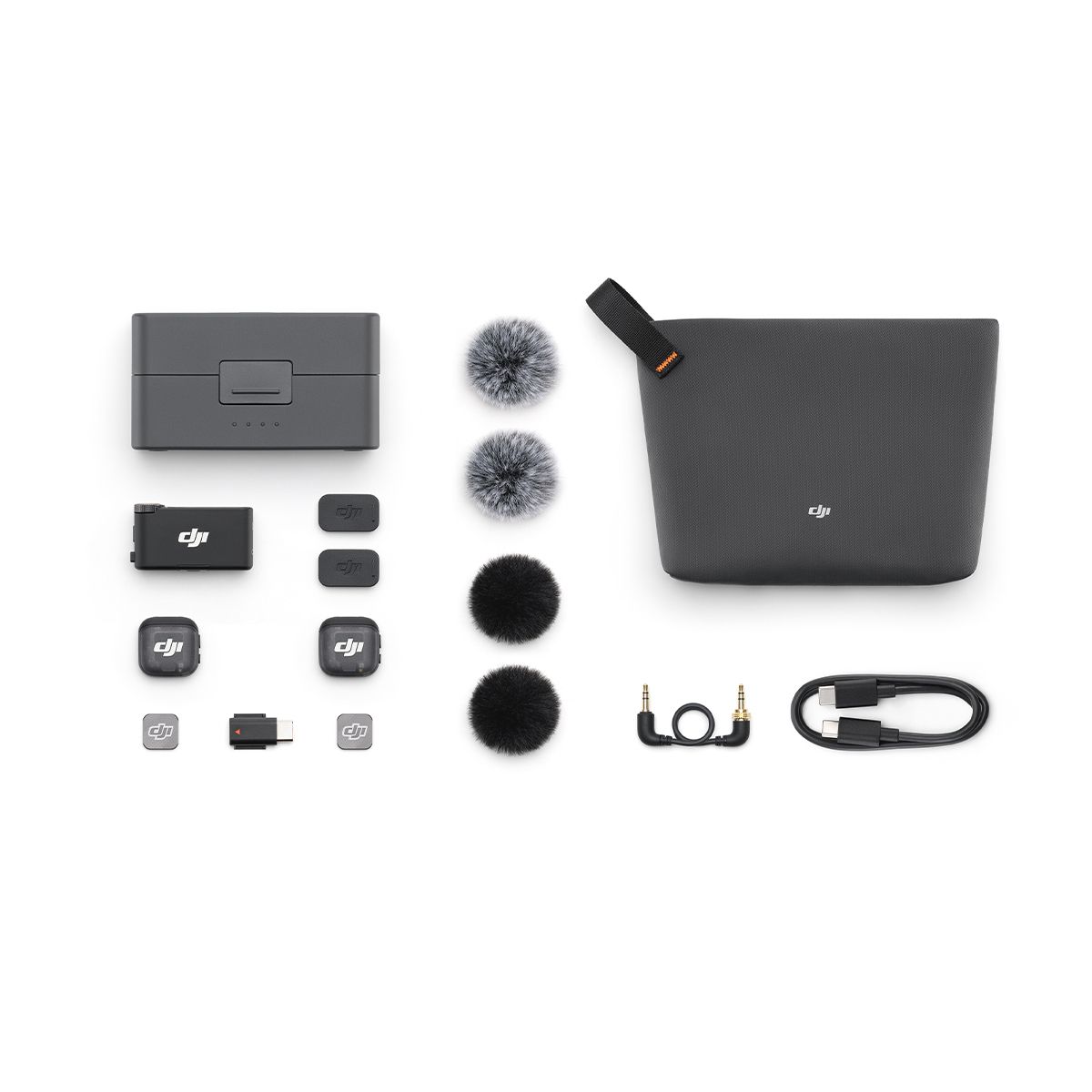 DJI - Microfono DJI Mic 3 (2 TX + 1 RX + Charging Case)