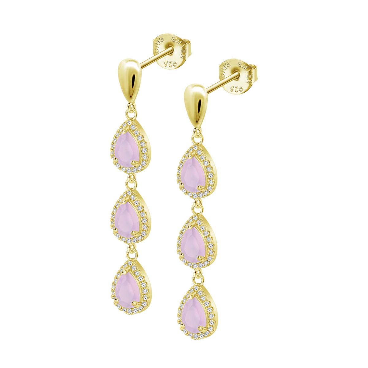 LOTUS SILVER - Aros LP3794-4/4 Lotus Silver Mujer Leros