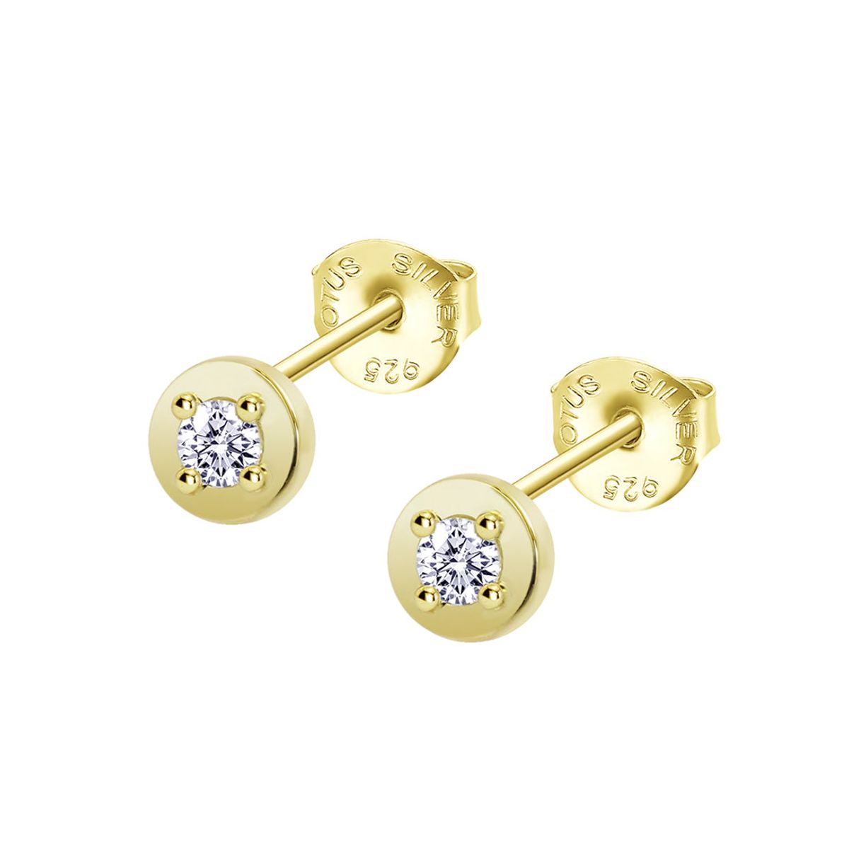 LOTUS SILVER - Aros LP3850-4/2 Lotus Silver Mujer Charming Lady Swarov Ski