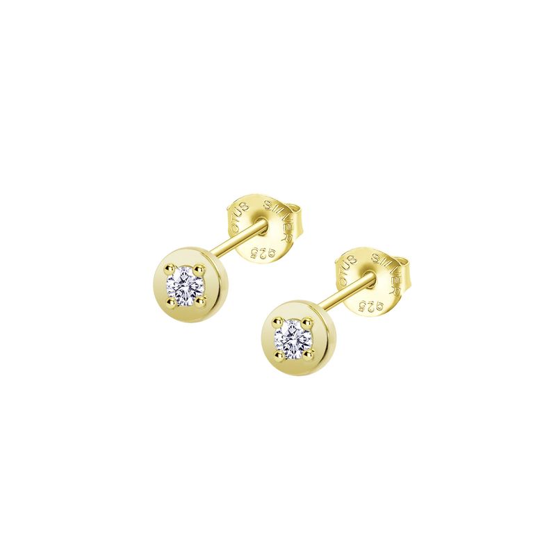 LOTUS SILVER - Aros LP3850-4/2 Lotus Silver Mujer Charming Lady Swarov Ski