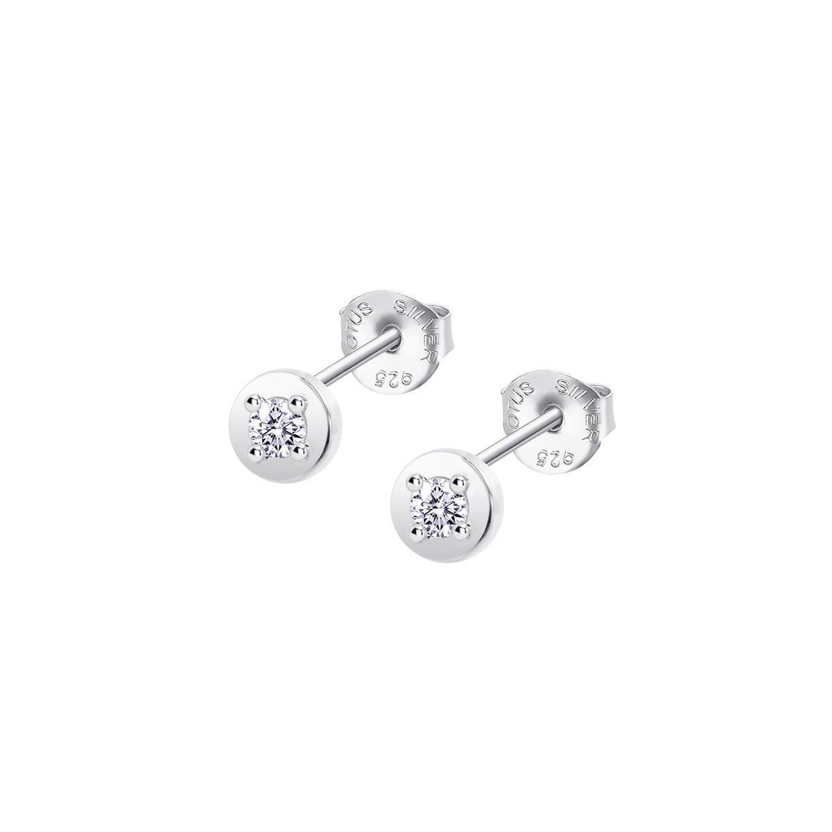 LOTUS SILVER - Aros LP3850-4/1 Lotus Silver Mujer Charming Lady Swarov Ski