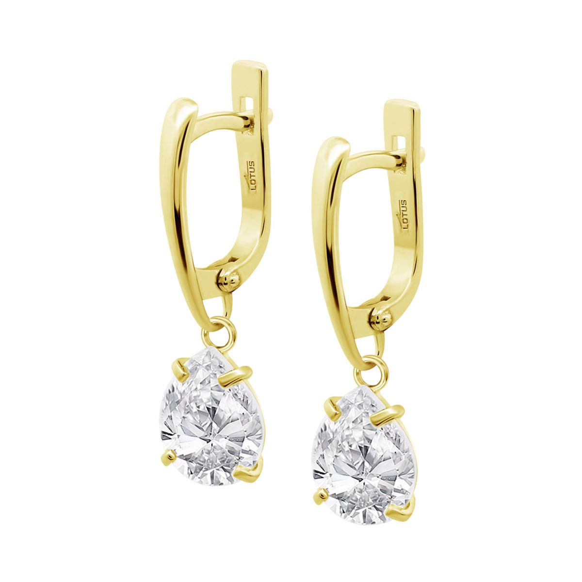 LOTUS SILVER - Aros LP3809-4/2 Lotus Silver Mujer Charming Lady Swarov Ski