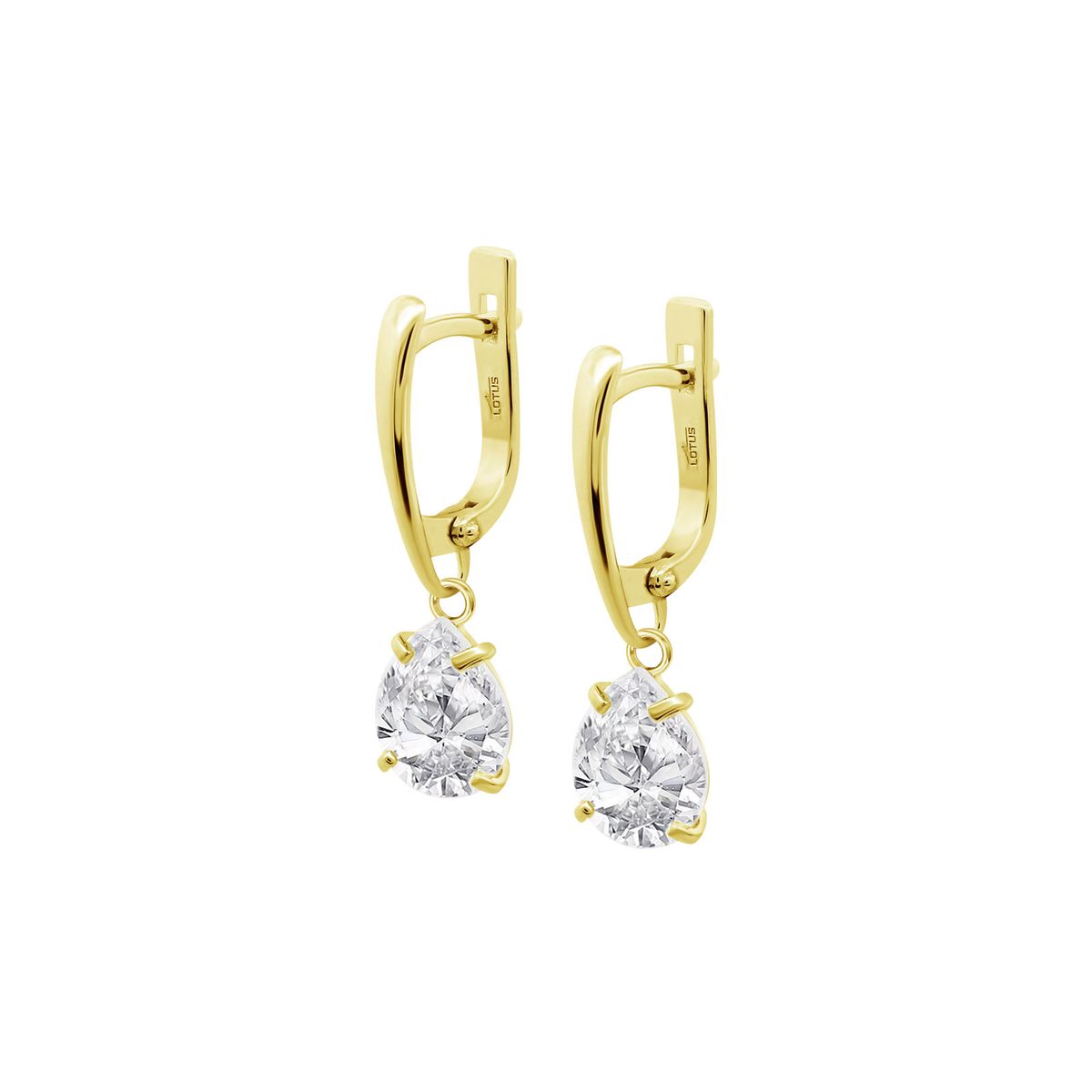 LOTUS SILVER - Aros LP3809-4/2 Lotus Silver Mujer Charming Lady Swarov Ski