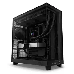 NZXT - Gabinete H6 Flow ATX Dual-Chamber Case Negro