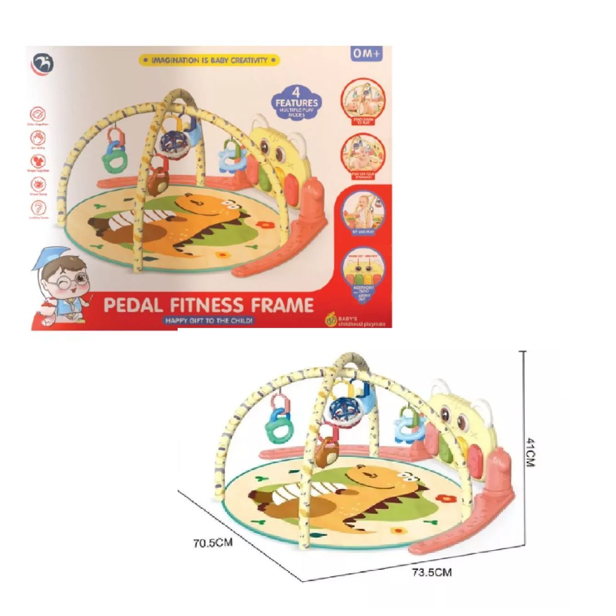 BABY - Gimnasio para Bebé Alfombra Piano Musical Estimulante