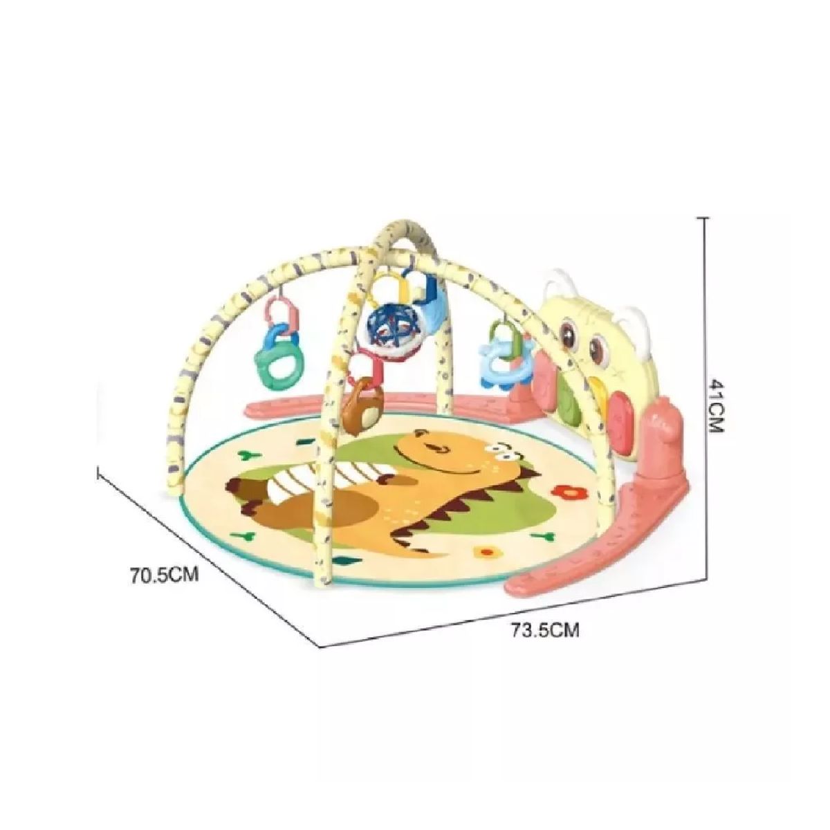 BABY - Gimnasio para Bebé Alfombra Piano Musical Estimulante