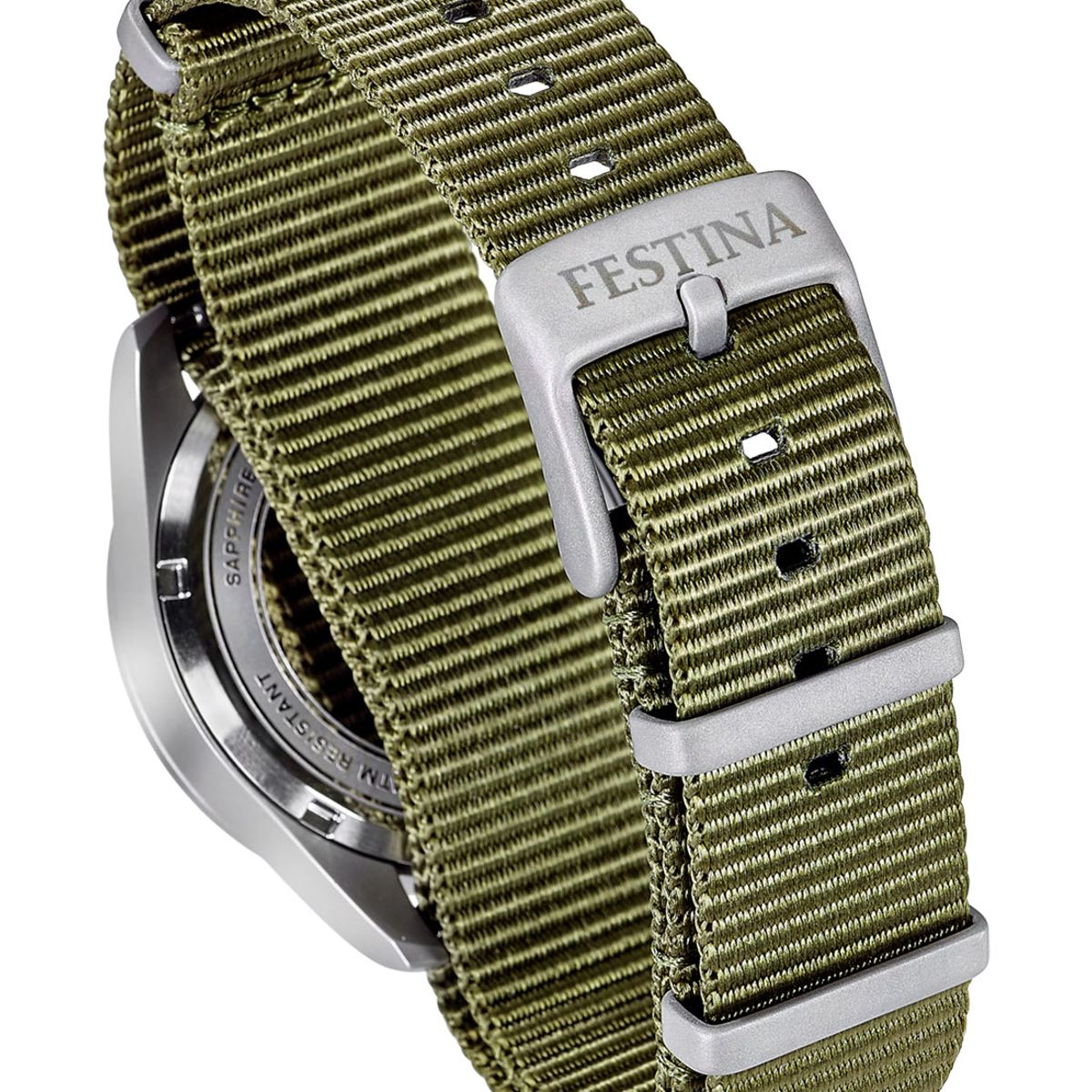 FESTINA SWISS - Reloj F20082/2 Festina Swiss Verde Hombre Field Watches