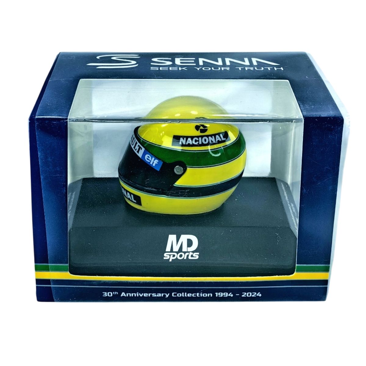 FORMULA 1 - Casco Formula 1 Ayrton Senna Campeon 1985 Minichamps Esc 1:8